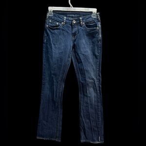 Cowgirl Tuff Women's Boot Cut Jeans - Dark Blue